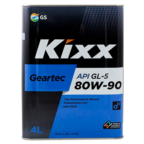 Трансмиссионое масло KIXX Geartec 80w90 4л