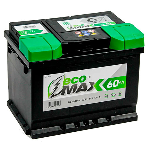 Аккумуляторная батарея Eco Max 6CT 60 AH L