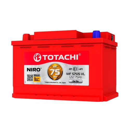 Аккумуляторная батарея TOTACHI NIRO MF 57515 75 AH VL